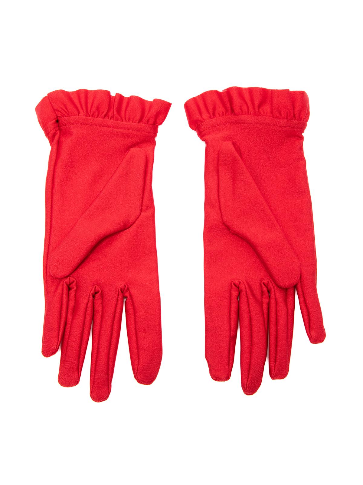 CONDITION is Very good. Minimal wear to gloves is evident. Slightly visible stain on thumb of this used Balenciaga designer resale item. Details Red Nylon Ruffled edges on gloves Wrist gloves Made in Italy Composition EXTERIOR:Nylon INTERIOR:Nylon