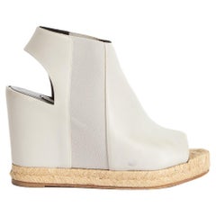 Pre-Loved Balenciaga Women's Slingback Wedges with Espadrille Sole