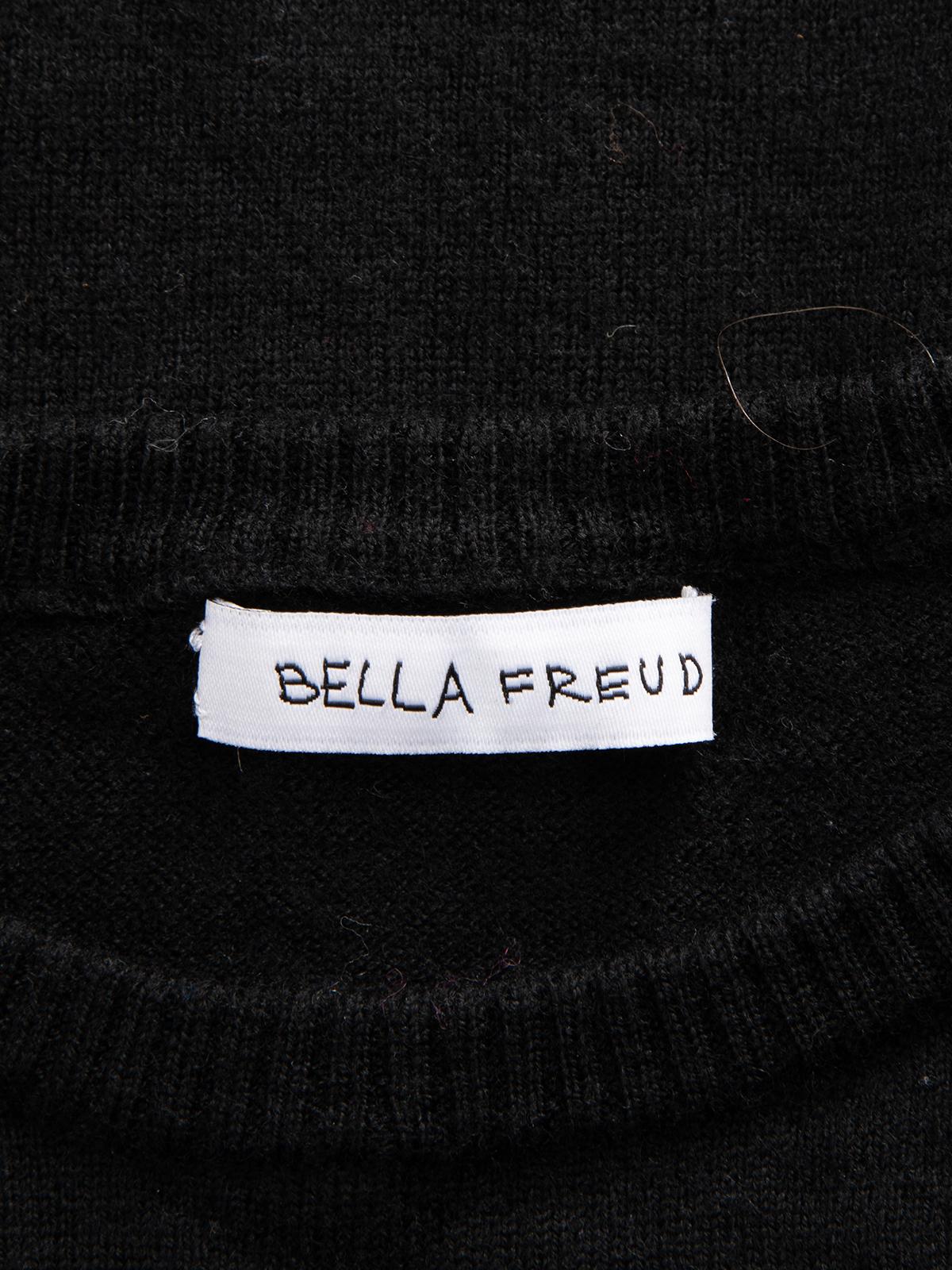 Pre-Loved Bella Freud Women's Drive Text Jumper 3