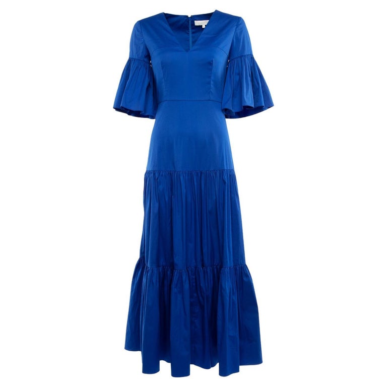 Pre-Loved Borgo De Nor Women's Cotton Full Length Dress For Sale at 1stDibs