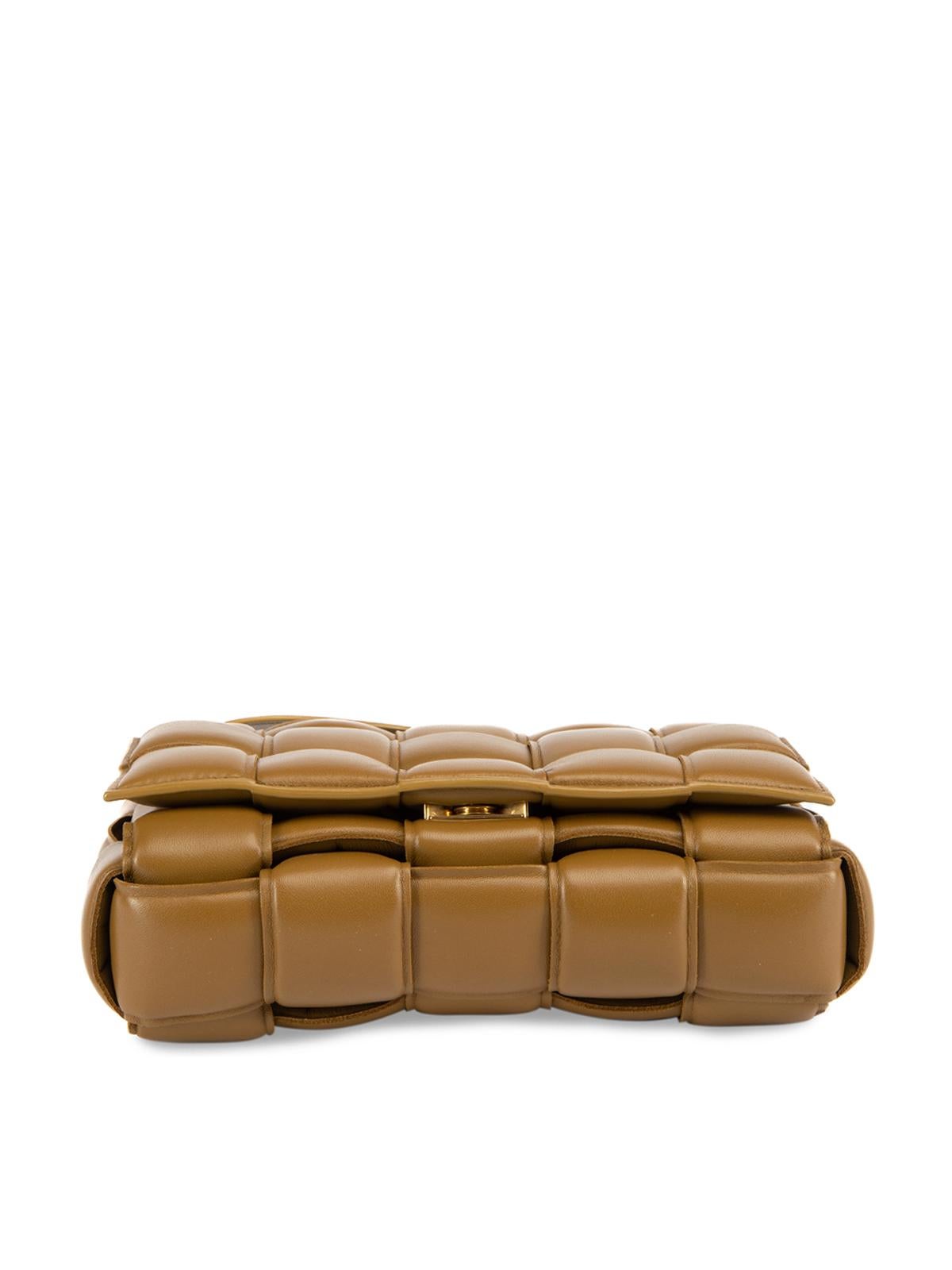 Pre-Loved Bottega Veneta Women's Brown Padded Cassette Bag In Excellent Condition In London, GB