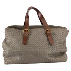 Pre-Loved Bottega Veneta Große Intrecciato Damen-Tragetasche