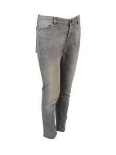 Pre-Loved Brunello Cucinelli Women's Grey Boy Fit Jeans