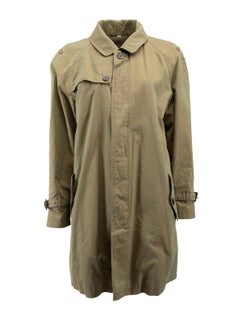 Used Pre-Loved Burberry Women's Khaki Single Breasted Trench Coat