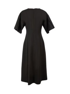 Pre-Loved CAMILLA AND MARC Women's Black Zip Up Ford Midi Dress
