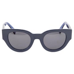 Pre-Loved Céline Women's Blue Acetate Frame Sunglasses