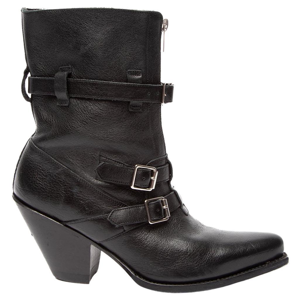 Pre-Loved Céline Women's Western Strap Boots