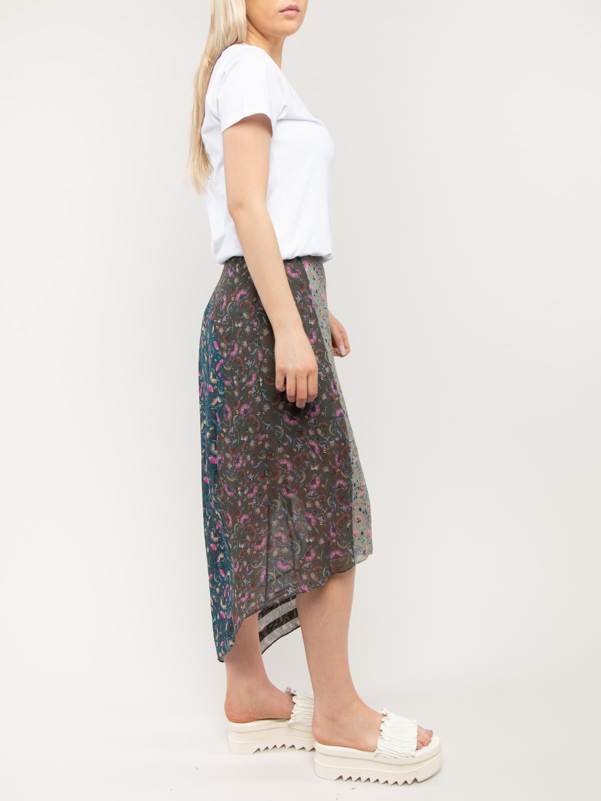 Pre-Loved Chloé Women's Asymmetric long Skirt 1