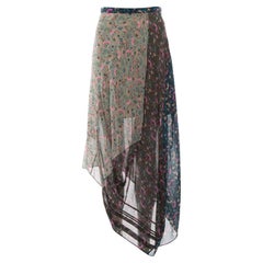 Pre-Loved Chloé Women's Asymmetric long Skirt
