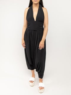Pre-Loved Chloé Women's Halterneck Jumpsuit with Trapeze Pant Legs