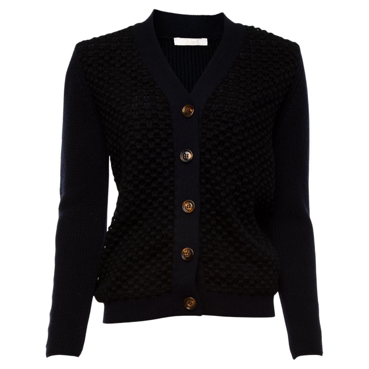 Knit Wool Cardigan For Sale at 1stDibs