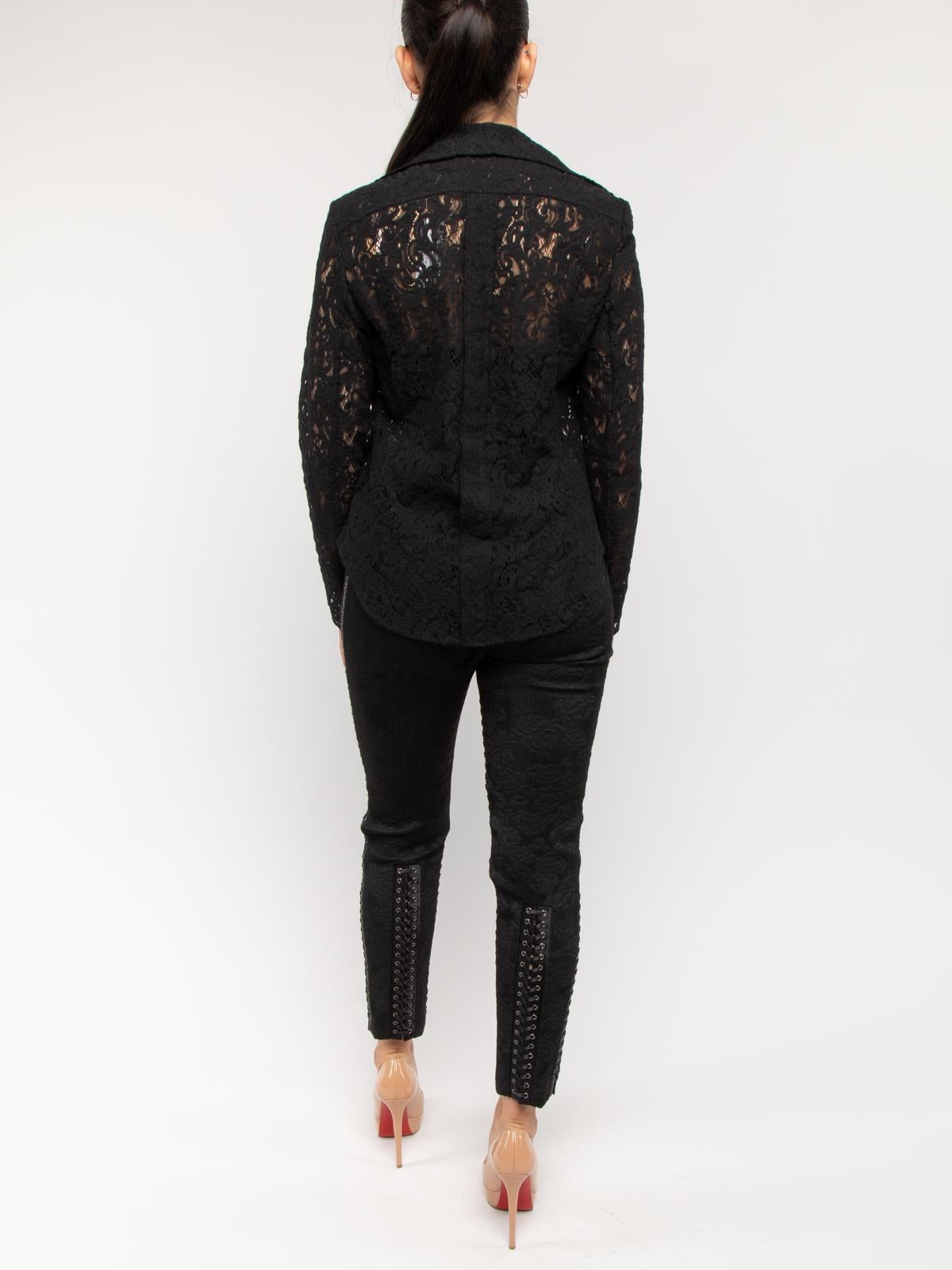 Pre-Loved Chloé Women's Sheer Lace Over Jacket In Excellent Condition In London, GB