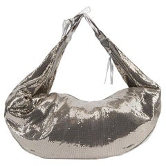 Pre-Loved Chloé Women's Silver Metal Mesh Chainmail Hobo Bag
