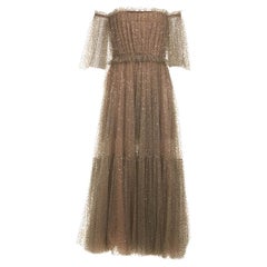 Pre-Loved Christian Dior Women's Tulle and Sequin Haute Couture Gown