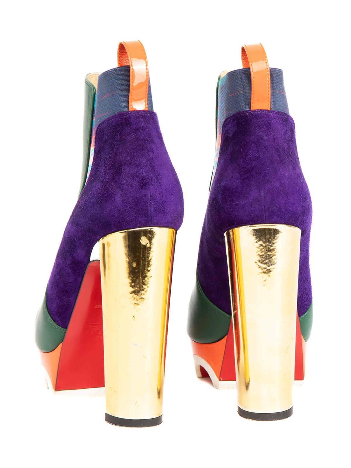 Christian Louboutin - Bottines Jungle en veau 140 pour femme Pour femmes en vente