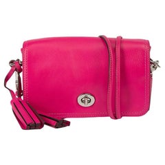 Pre-Loved Coach Women's Pink Legacy Penny Crossbody Bag
