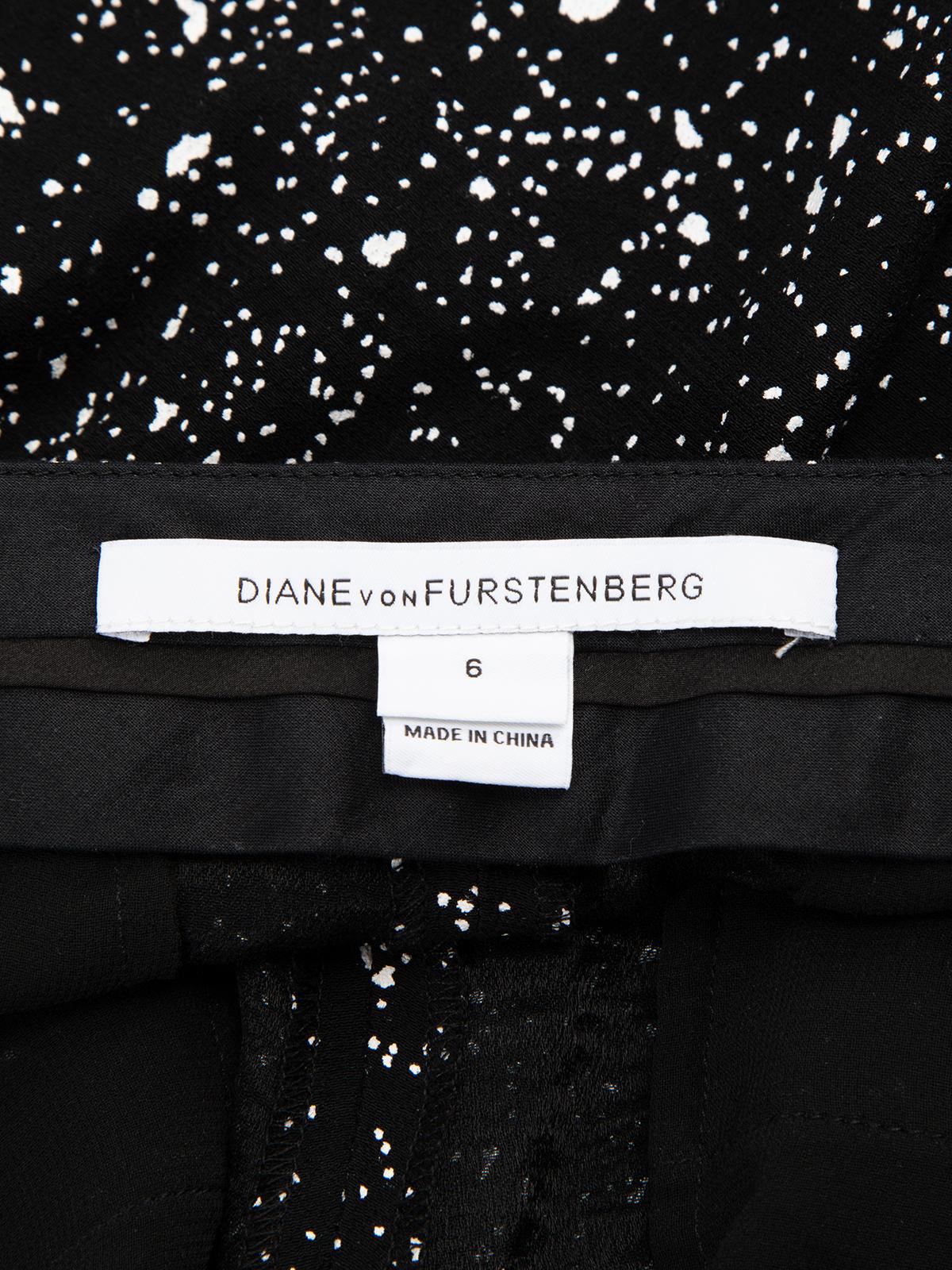 Pre-Loved Diane Von Furstenberg Women's Martine Galaxy Trousers For Sale 2