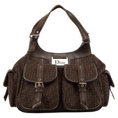 Pre-Loved Dior Women's 2006 Braune Diorissimo Canvas-Tasche mit mehreren Taschen