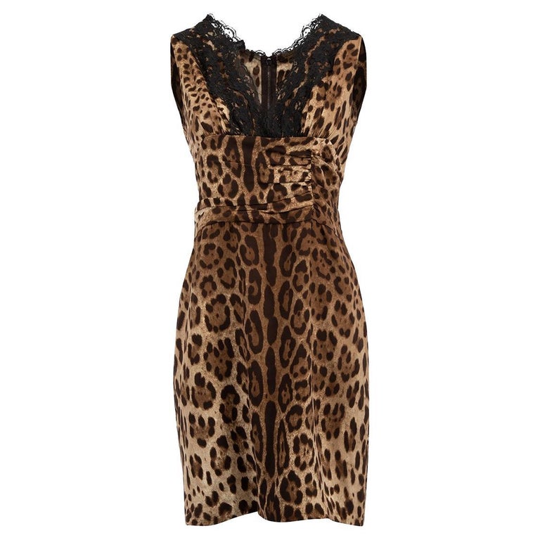 London Times Tie-Waist Animal Print A-Line Dress – New Yorker's Apparel-228598