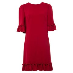 Pre-Loved Dolce & Gabbana Women's Ruffle-Trim Mini Dress