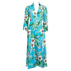 Pre-Loved DVF West Women's Floral Pattern Wrap Dress