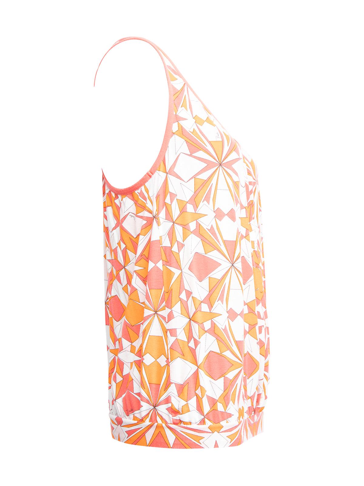 CONDITION is Very good. Hardly any visible wear to top is evident on this used Emilio Pucci designer resale item. Details Multicolour Tank top Loose fit Sleeveless Round neckline Made in Italy Composition (Missing Product/ Care Label) Feels like: