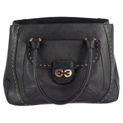 Pre-Loved Escada Women's Black Top Handle Bag