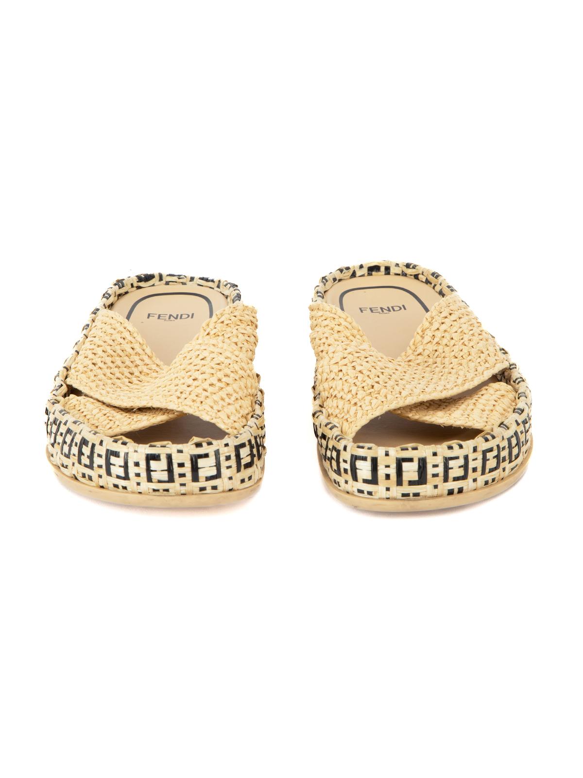 fendi criss cross sandals