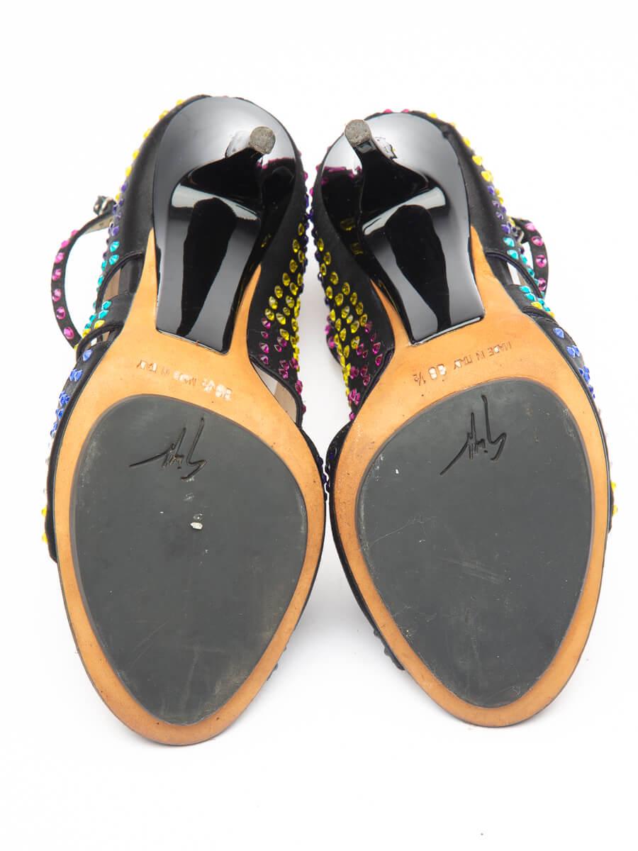 vigo fiore rhinestone sandals