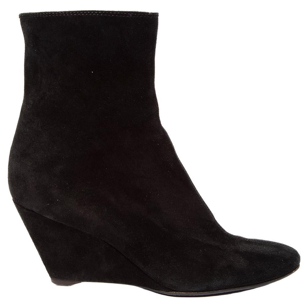 Giuseppe Zanotti Black Glitter And Lace Liza Peep Toe Platform Pumps