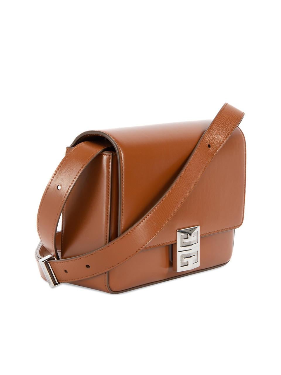 Pre-Loved Givenchy Women's Brown 4G Medium Crossbody Bag 3