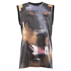 Pre-Loved Givenchy Women's Dog Print Cotton Top