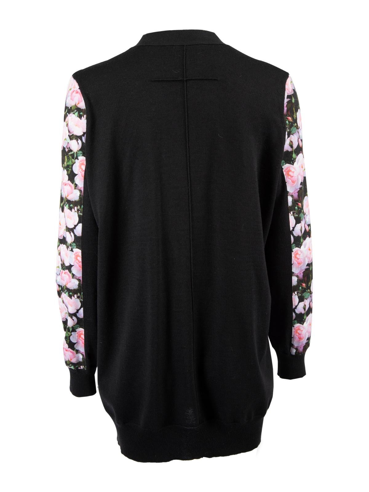 Pre-Loved Givenchy Women's Floral Longline Cardigan In Excellent Condition In London, GB