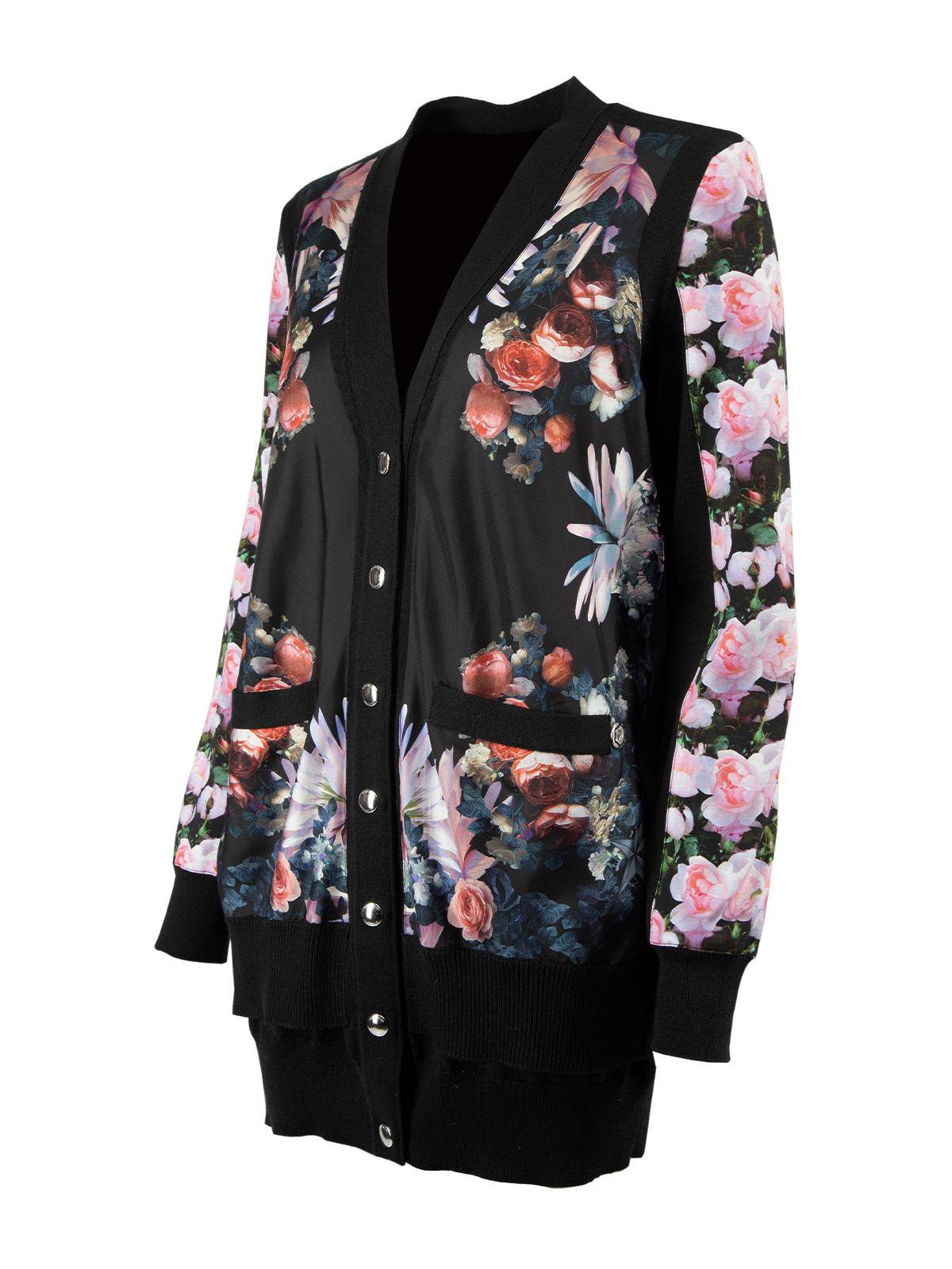 Pre-Loved Givenchy Women's Floral Longline Cardigan 1