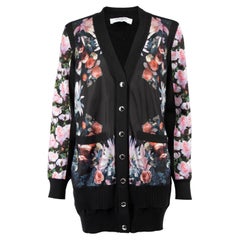 Pre-Loved Givenchy Women's Floral Longline Cardigan