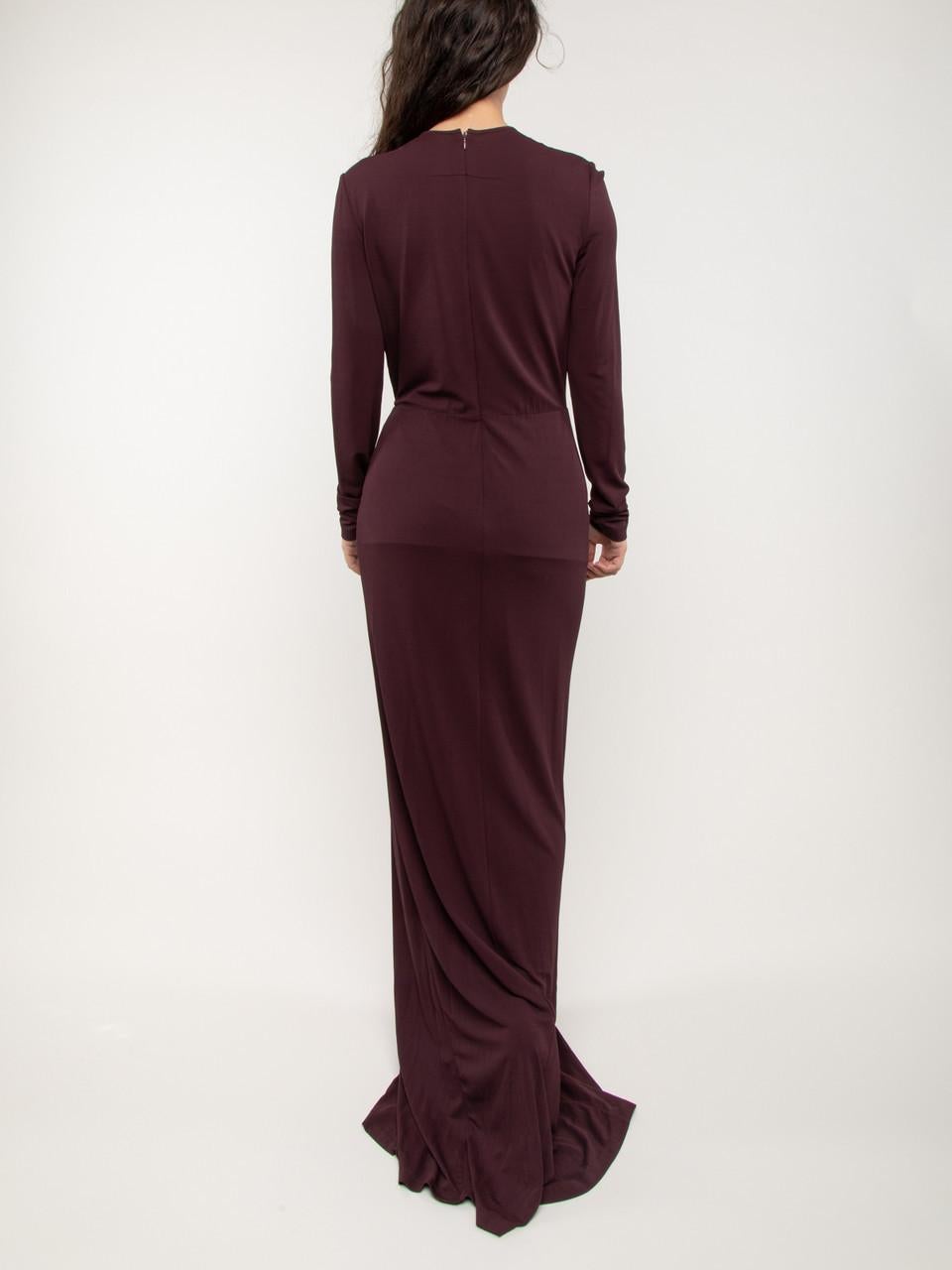 Pre-Loved Givenchy Women's Purple Stretchy Maxi Dress 1