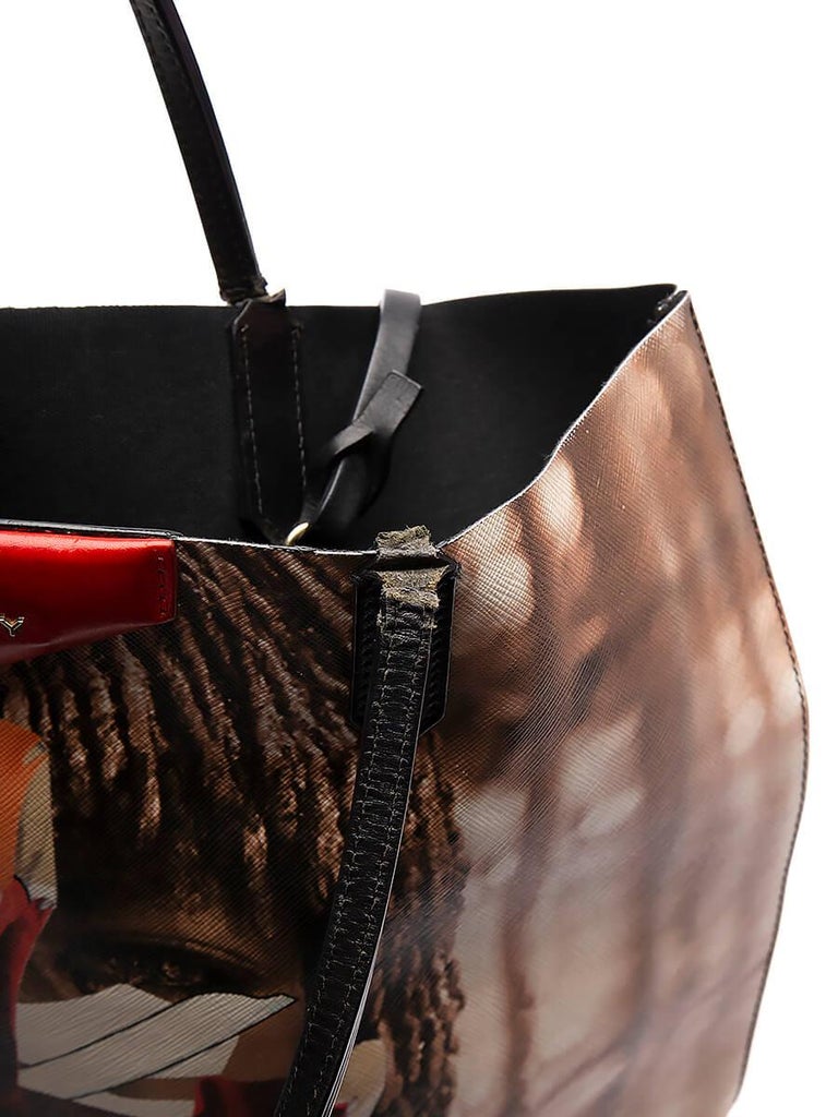Pre-Loved Givenchy Women's Tribal Antigona Shopper Tote Bag Multicolour Coated For Sale 3