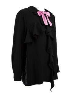 Pre-Loved Gucci Women's Bow Detail Blouse