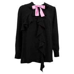 Pre-Loved Gucci Women's Bow Detail Blouse