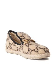 Pre-Loved Gucci Women's Brown GG Monogram Fria Loafer