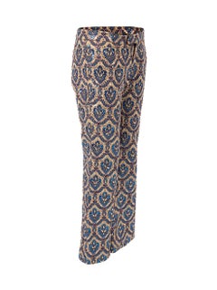 Pre-Loved Gucci Women's Embellished Jacquard Flared Trousers