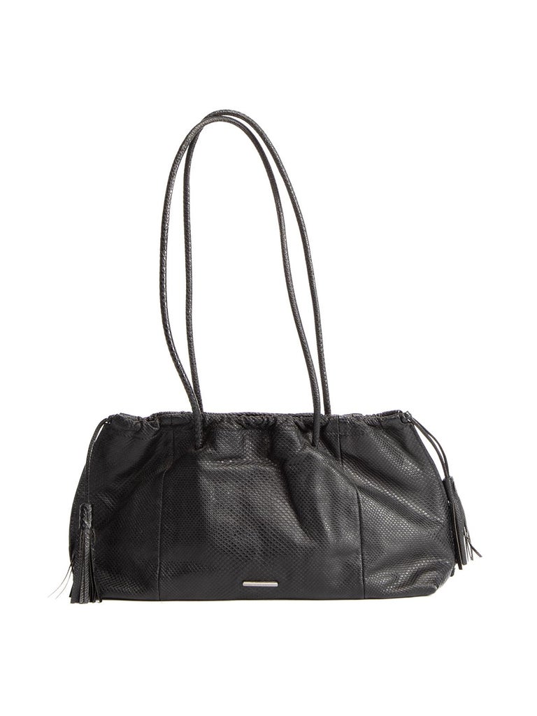 PreLoved Gucci Women's Embossed Leather Shoulder Bag For Sale at 1stDibs