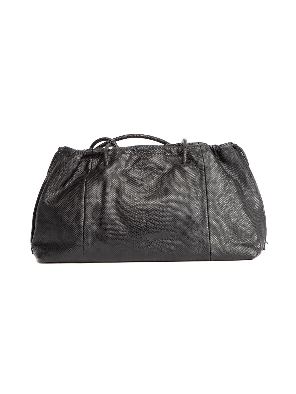 Pre-Loved Gucci Women's Embossed Leather Shoulder Bag 1