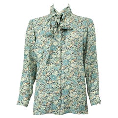 Pre-Loved Gucci Women's Floral Print Shirt
