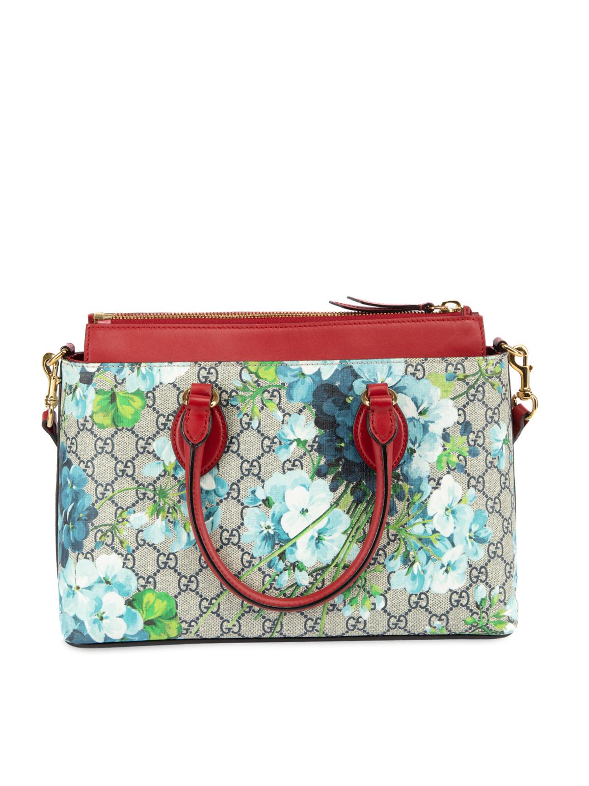 Pre-Loved Gucci Women's GG Blooms Boston Top Handle Bag In Excellent Condition In London, GB