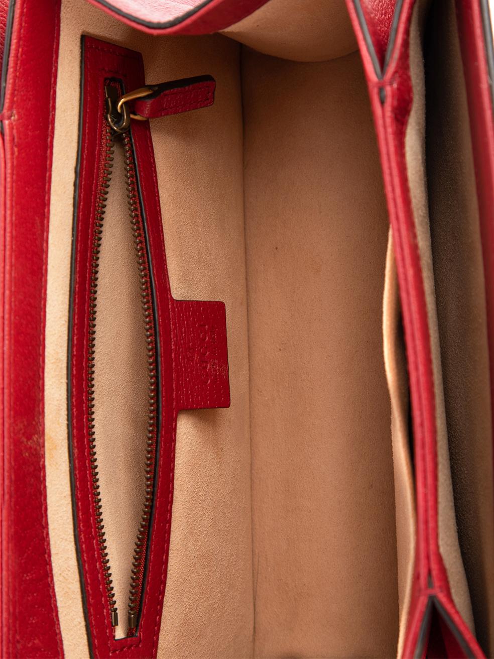 PreLoved Gucci Women's GG Canvas Queen Margaret Small Top Handle Bag