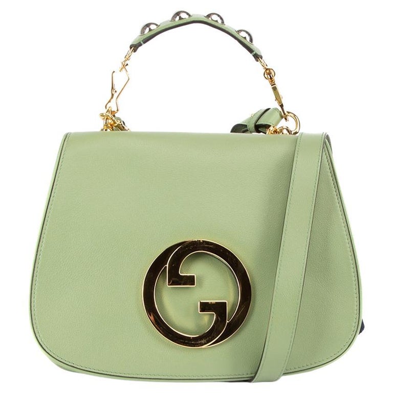 Pre-Loved Gucci Women's Green Blondie Double Strap Flap Bag For Sale at  1stDibs