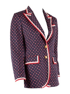 Pre-Loved Gucci Women's Multicoloured Patterned Blazer