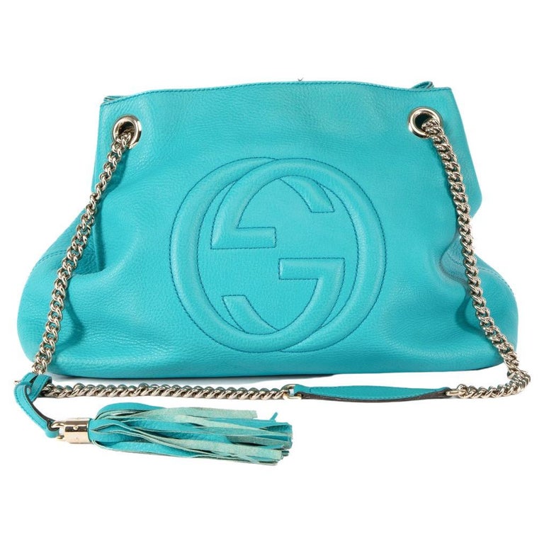 PreLoved Gucci Women's Pebbled Calfskin Medium Soho Shoulder Bag For