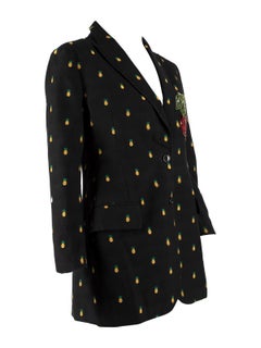 Pre-Loved Gucci Women's Pineapple Print Blazer